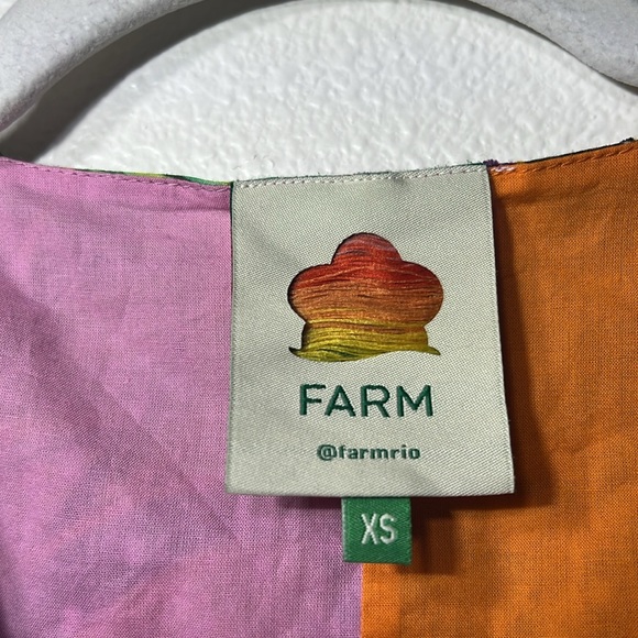 FARM RIO Mixed Prints Mini Wrap Dress Size XS - Picture 5 of 8